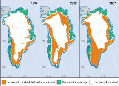 Greenland Increasing Temperatures